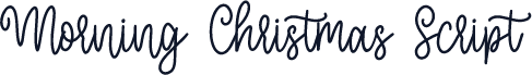 Morning Christmas Script