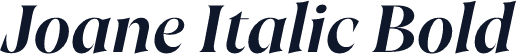 Joane Italic Bold