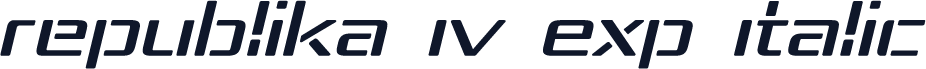 Republika IV Exp Italic