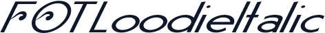 FOTLoodieItalic