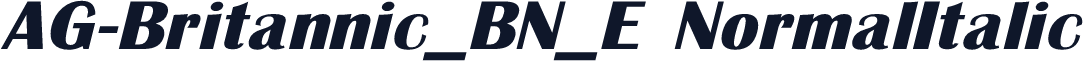 AG-Britannic_BN_E NormalItalic