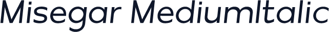 Misegar-MediumItalic