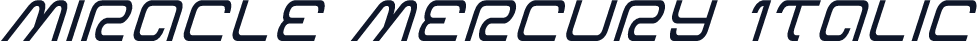 Miracle Mercury Italic