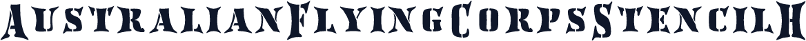 AustralianFlyingCorpsStencilH