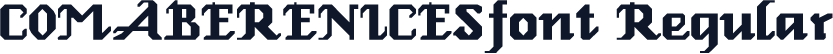 COMABERENICESfont Regular