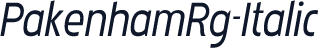 PakenhamRg-Italic
