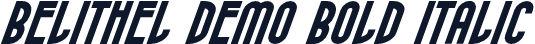 Belithel Demo Bold Italic