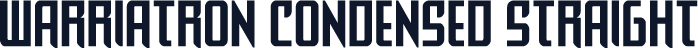 Warriatron Condensed Straight
