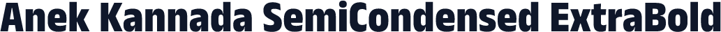 Anek Kannada SemiCondensed ExtraBold