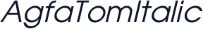 AgfaTomItalic