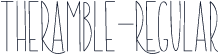 TheRamble-Regular