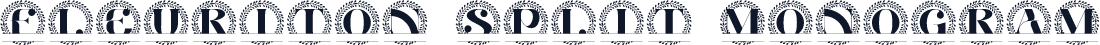 Fleuriton Split Monogram