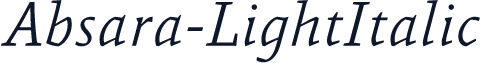 Absara-LightItalic