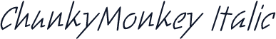 ChunkyMonkey Italic