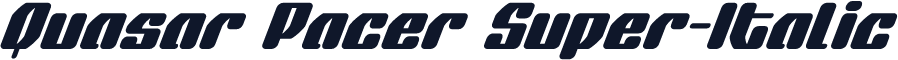 Quasar Pacer Super-Italic