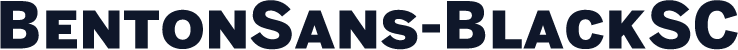 BentonSans-BlackSC