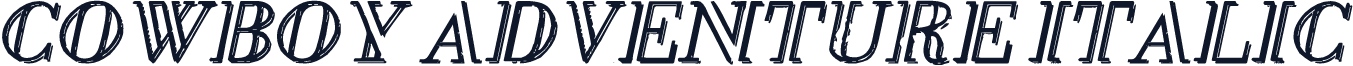 Cowboy Adventure Italic