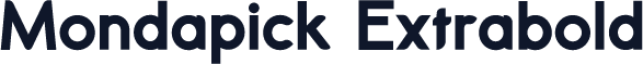 Mondapick Extrabold