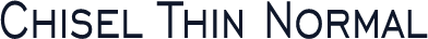 Chisel Thin Normal