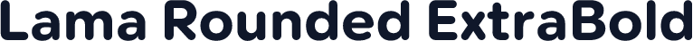 Lama Rounded ExtraBold