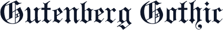 Gutenberg Gothic