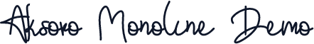Aksoro Monoline Demo