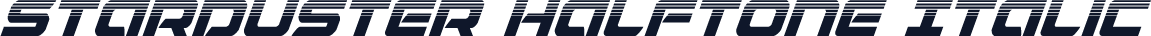 Starduster Halftone Italic