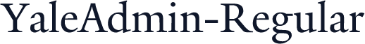 YaleAdmin-Regular