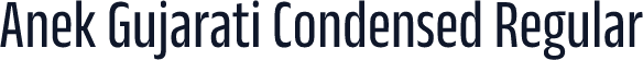 Anek Gujarati Condensed Regular