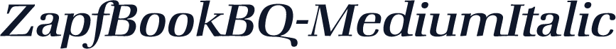 ZapfBookBQ-MediumItalic