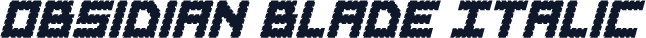 Obsidian Blade Italic
