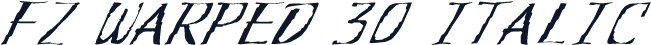 FZ WARPED 30 ITALIC