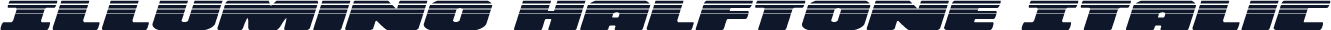 Illumino Halftone Italic