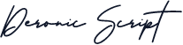Deronic Script