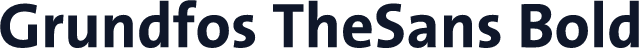 Grundfos TheSans Bold