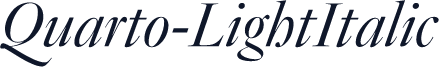 Quarto-LightItalic