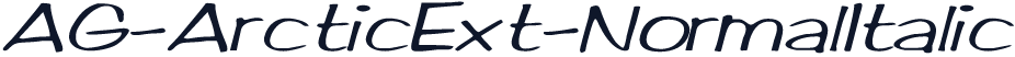 AG-ArcticExt-NormalItalic
