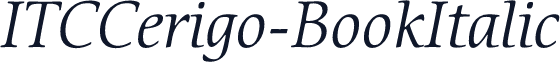 ITCCerigo-BookItalic