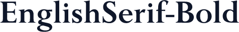 EnglishSerif-Bold