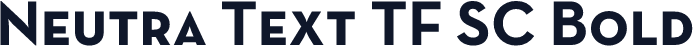 Neutra Text TF SC Bold