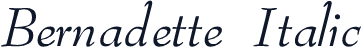 Bernadette Italic