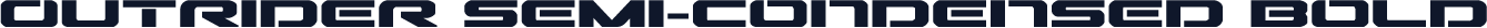 Outrider Semi-Condensed Bold