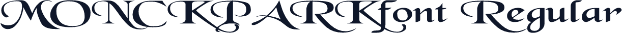 MONCKPARKfont Regular