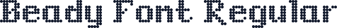 Beady Font Regular