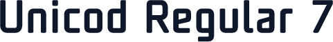 Unicod Regular 7