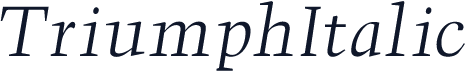 TriumphItalic