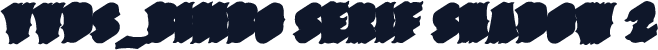 VVDS_Bimbo Serif Shadow 2