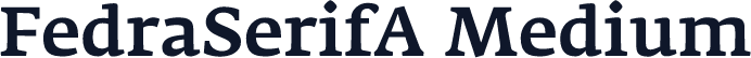FedraSerifA Medium