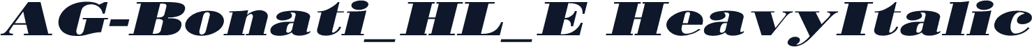 AG-Bonati_HL_E HeavyItalic