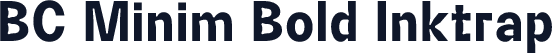 BC Minim Bold Inktrap